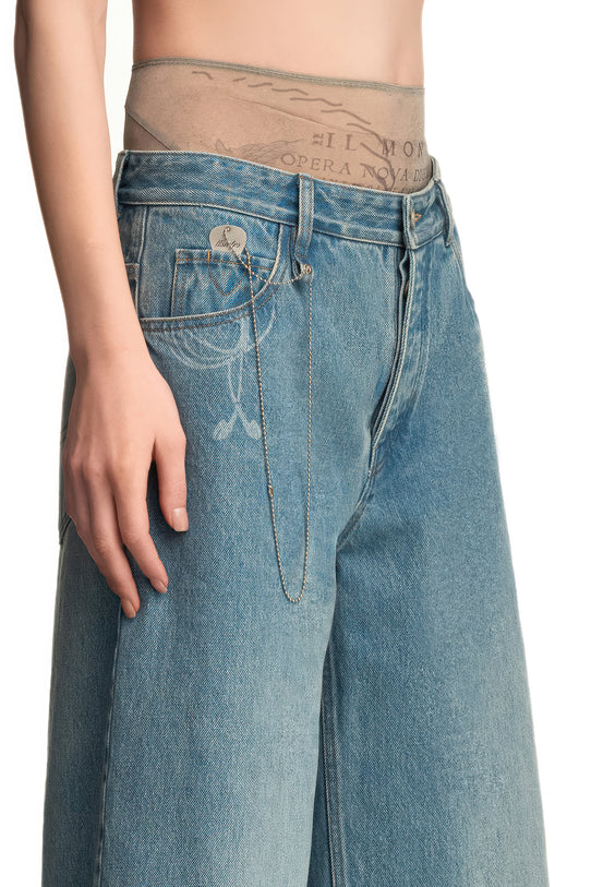 Довгі джинсові шорти Репетиція