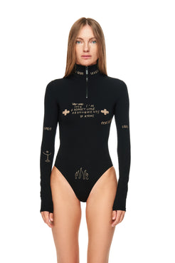 Боді чорний ICON