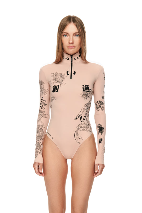 Боді з блискавкою