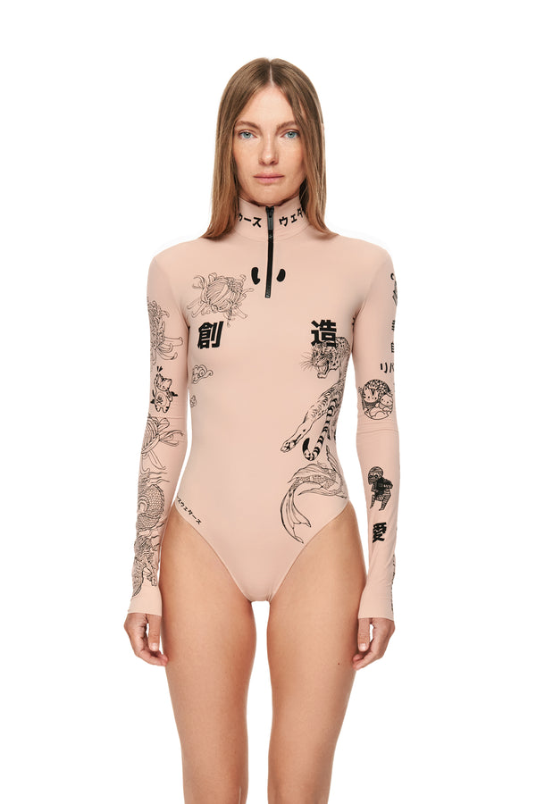 Боді з блискавкою