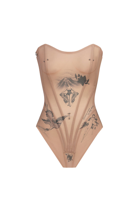 Корсетний боді Skin Couture