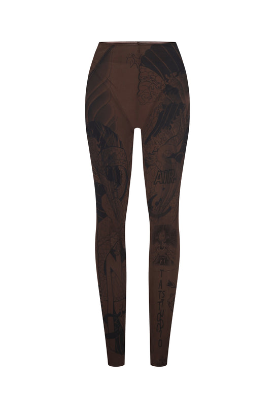 Лосини коричневі Tattooed