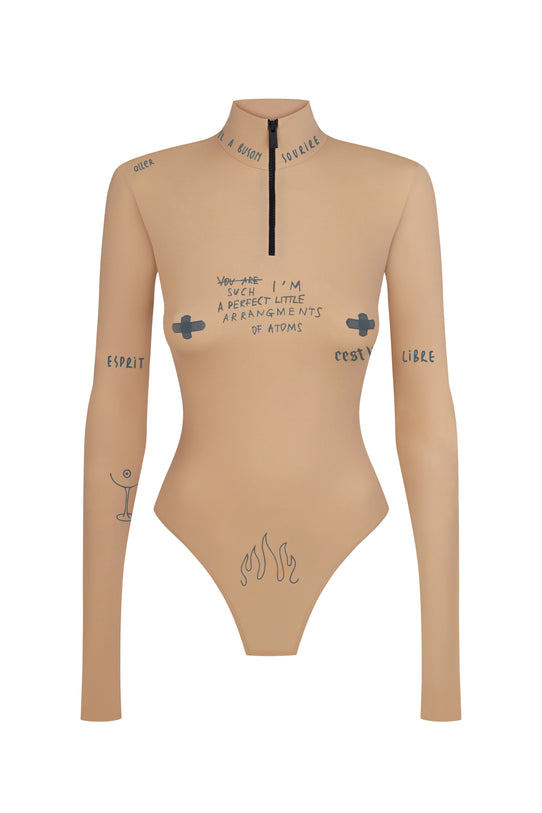 Боді бежевий ICON