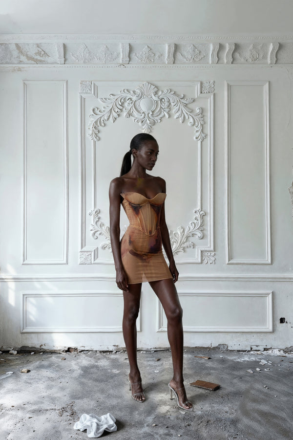 Сукня з корсетом Sketchskin