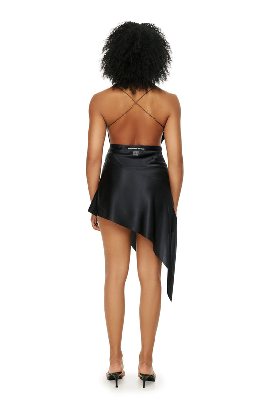 Сукня чорна шовкова