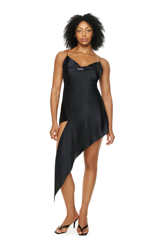 Сукня чорна шовкова