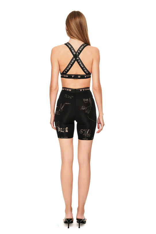 Велосипедки з принтом