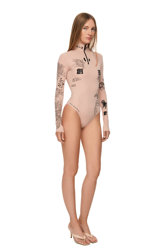 Боді з блискавкою