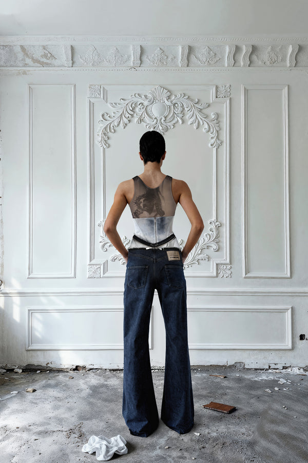 Корсет Blur Ink