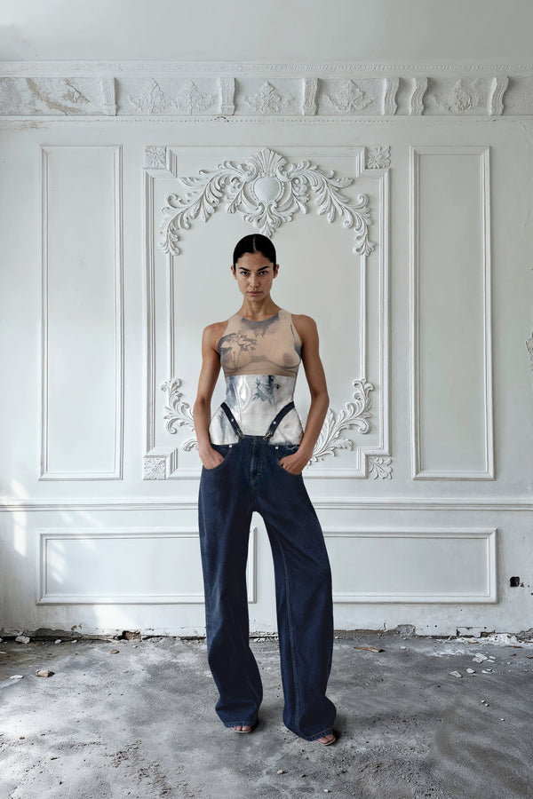 Корсет Blur Ink