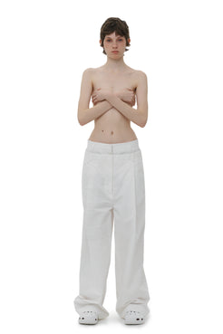 Широкі костюмні брюки