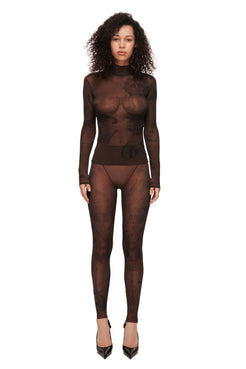 Лосини коричневі Tattooed