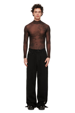 Лонгслів коричневий Tattooed