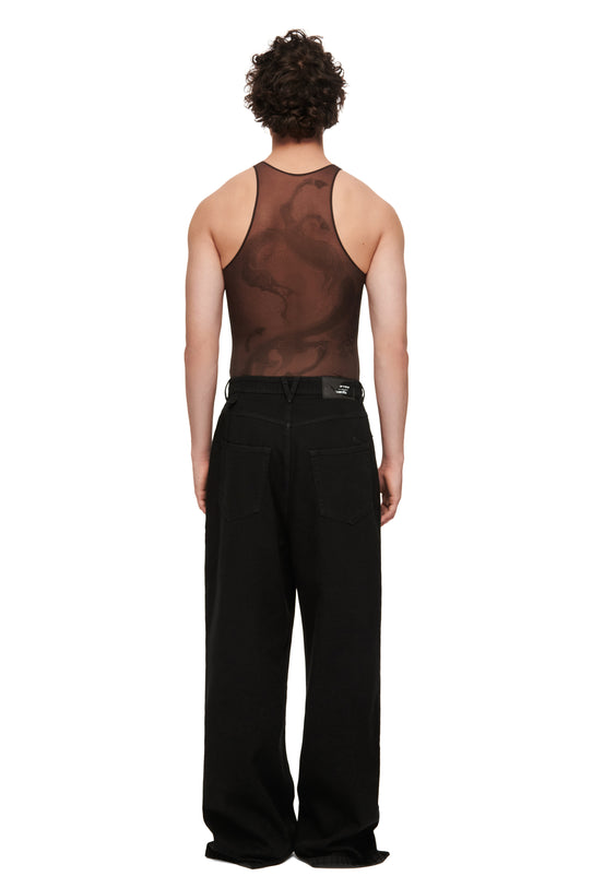 Майка коричнева Tattooed